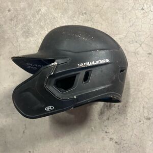 Rawlings MACHEXT-SR-RevA Black Batting Helmet Size 6 3/8 - 7  1/8